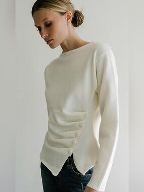 NWT - Bohme Jerzey Asymmetrical Sweater